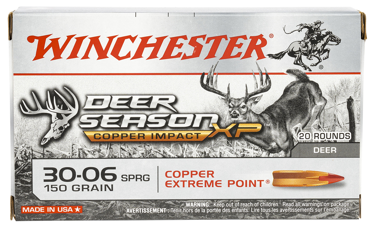 Winchester 3006 Copper Impact Springfield 150 Grain Copper Extreme