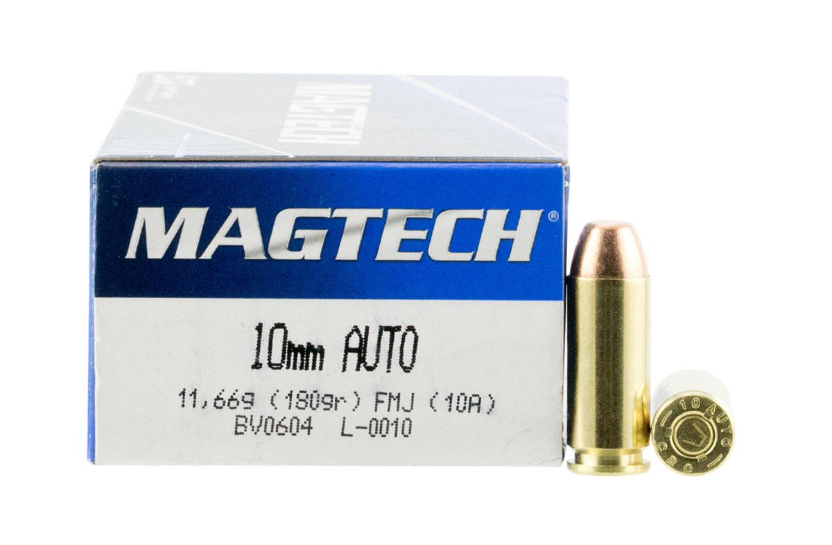 Magtech Sport 10mm Auto 180 Grain FMJ Ammo 50 Rounds