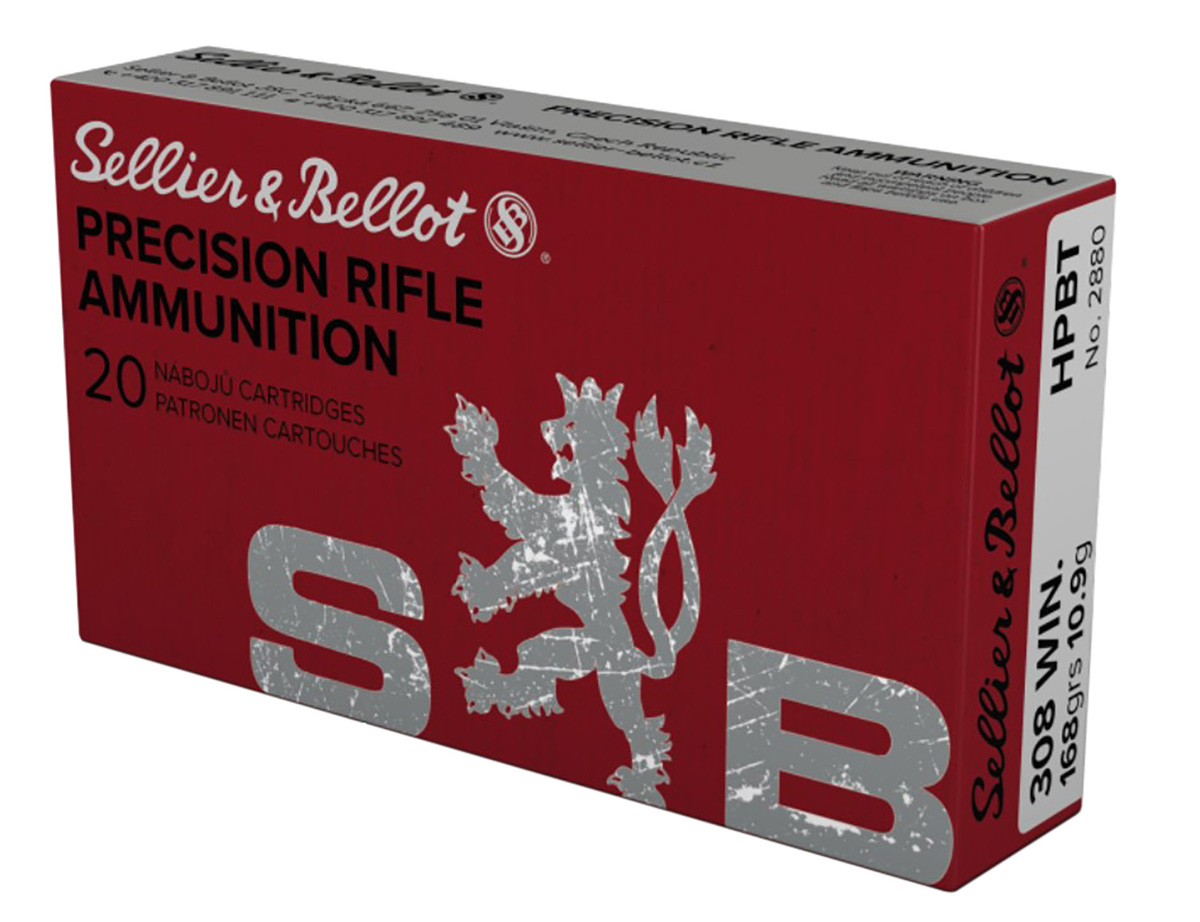 Sellier & Bellot 308 Winchester, 168 Grain, Hollow Point Boat Tail, 20 Rounds Sellier & Bellot 308 Winchester, 168 Grain, Hollow Point Boat Tail, 20 Rounds