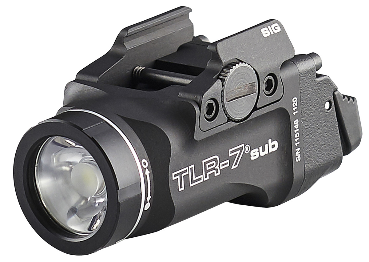 Streamlight TLR-7 SUB 500 Lumen LED Rail Clamp Mount Gun Light for Sig P365/P365XL Streamlight TLR-7 SUB 500 Lumen LED Rail Clamp Mount Gun Light for Sig P365/P365XL