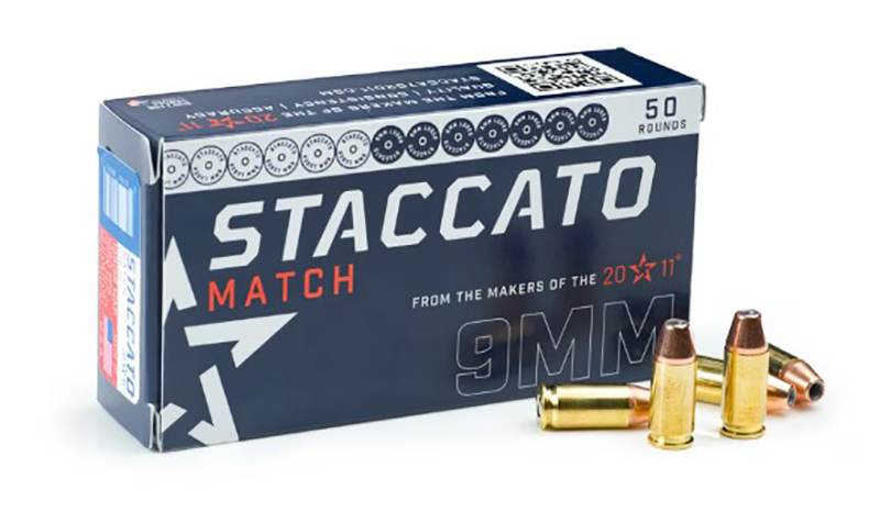 Staccato Match 9mm 136 Grain OTM Ammo 50 Rounds