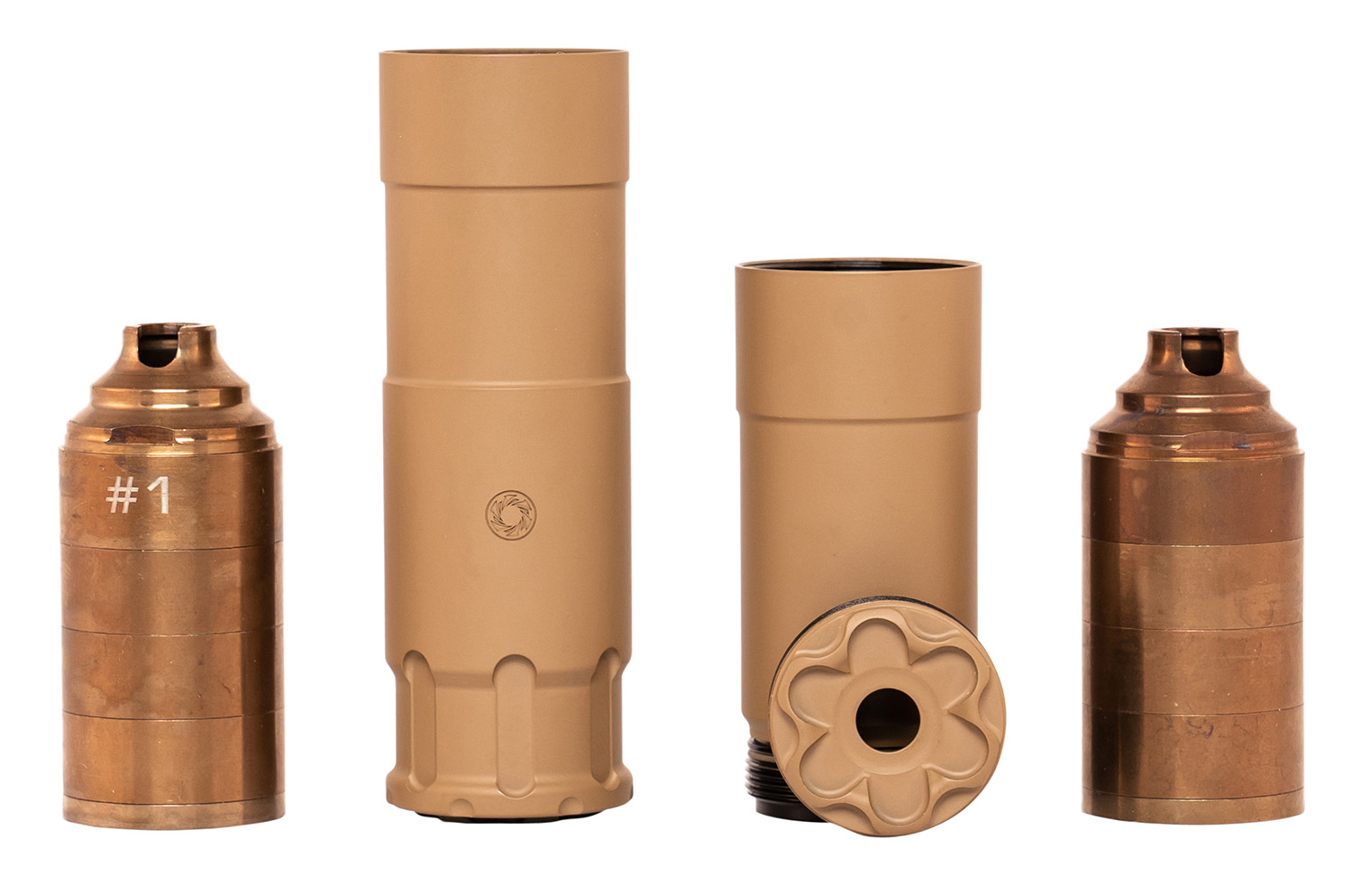 Rugged Suppressors Oculus 22LR Suppressor Flat Dark Earth Cerakote