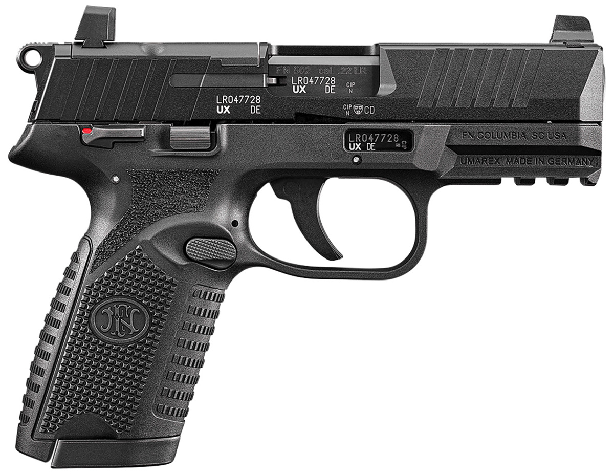 FN 502 MRD Black 22 LR Pistol