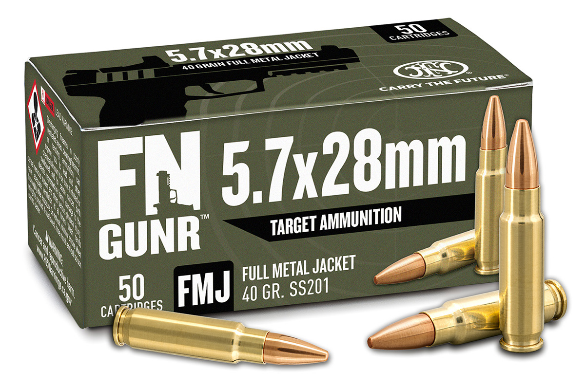 Federal Gunr 5.7mmX28mm 40 Grain Full Metal Jacket Ammunition 50 Rounds Federal Gunr 5.7mmX28mm 40 Grain Full Metal Jacket Ammunition 50 Rounds