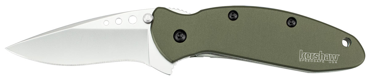 Kershaw 1620OL Scallion Folding Knife, Olive  Kershaw 1620OL Scallion Folding Knife, Olive