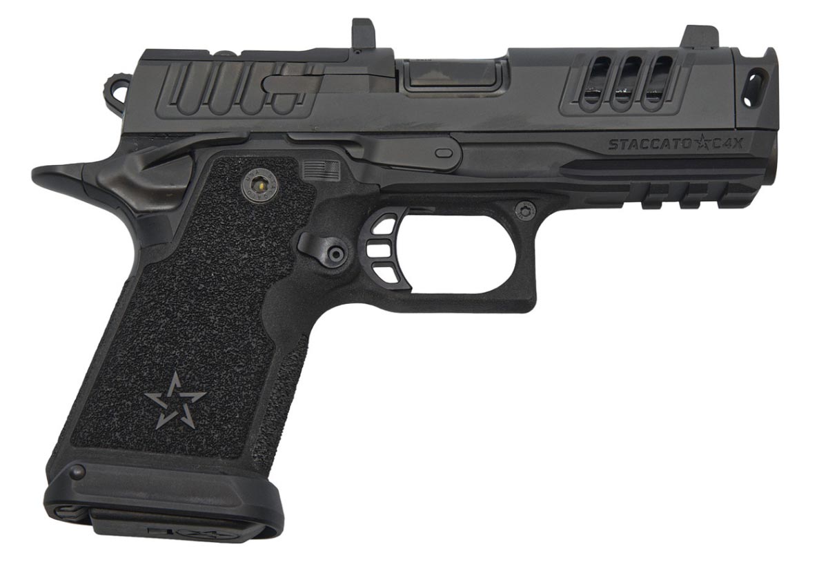 Staccato HD C4 Base Package 9mm Optic Ready Pistol with 4" Stainless Steel Barrel 