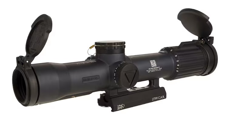 Trijicon SCO VCOG 1-8x28 Riflescope Red Segmented Tree MRAD Reticle