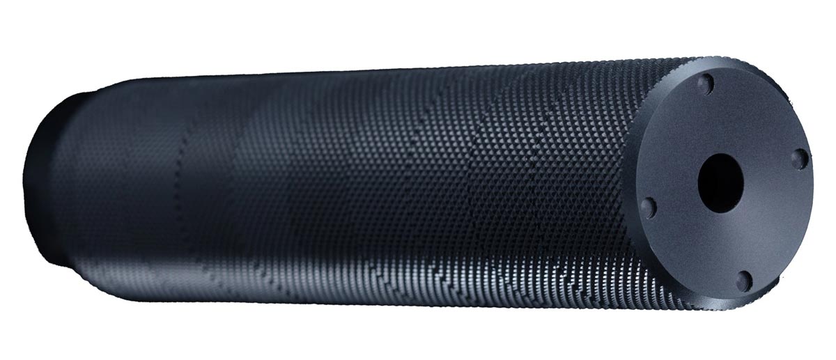 Sonicore Skarv 22 5" 22LR Aluminum Suppressor 1/2"x28 - Black