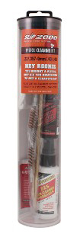 Slip 2000 Rookie Pistol Cleaning Kit with .22/9mm/.40/.45 Brushes