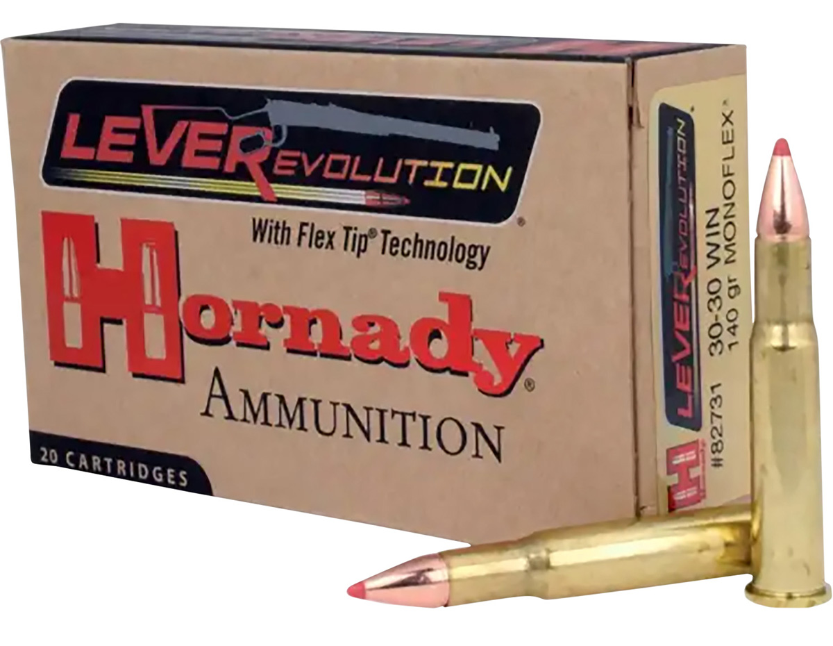 Hornady LEVERevolution 30-30 Winchester 140 Grain Flex Tip, 20 Rounds