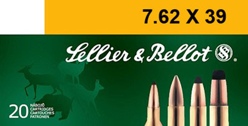 Sellier & Bellot 7.62X39 124 Grain Full Metal Jacket Ammunition 20 Rounds Sellier & Bellot 7.62X39 124 Grain Full Metal Jacket Ammunition 20 Rounds