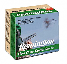 Remington Gun Club 12 Ga 2 3/4" 1 1/8 oz #8 Lead Shot 25 Rounds Remington Gun Club 12 Ga 2 3/4" 1 1/8 oz #8 Lead Shot 25 Rounds