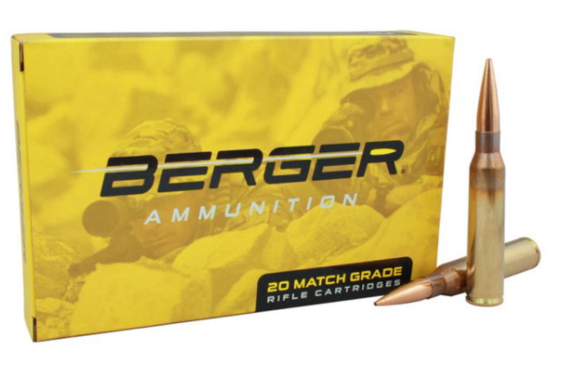 Berger Hybrid Target 338 Lapua Magnum 300 Grain Hybrid Boat Tail Ammunition 20 Count