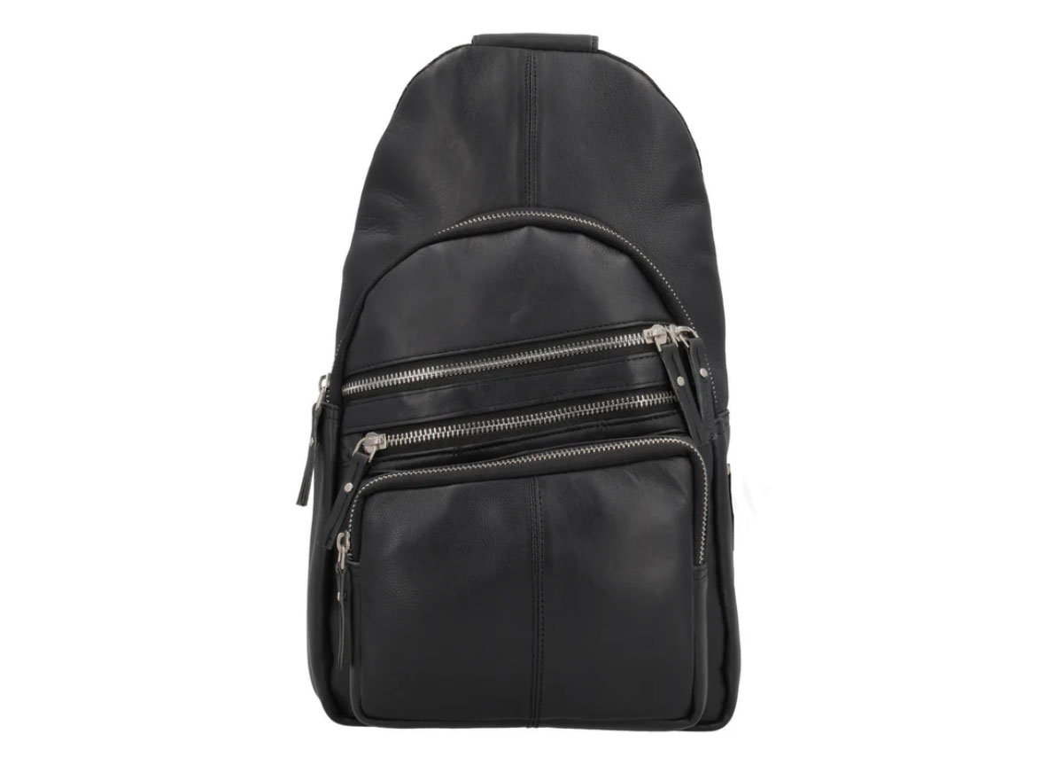 Lady Conceal "Weston" Concealed Carry Lambskin Leather Sling Bag 