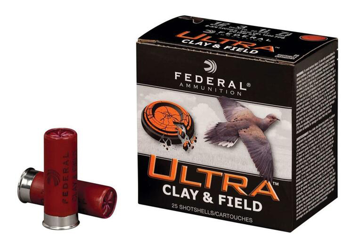 Federal Ultra Clay & Field 12 Ga 2 3/4" 1 1/8 oz #7.5 Lead Shot 25 Rounds