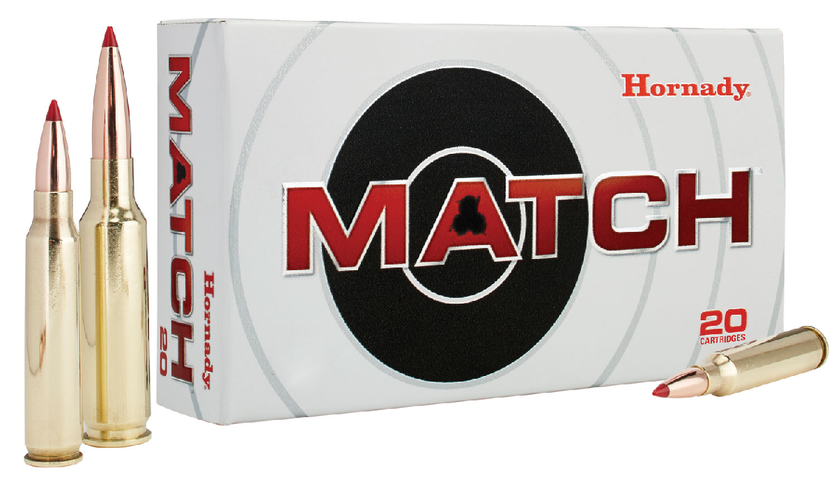 Hornady 285 Gr ELD MATCH 338 Lapua Magnum Ammunition, 20 Rounds