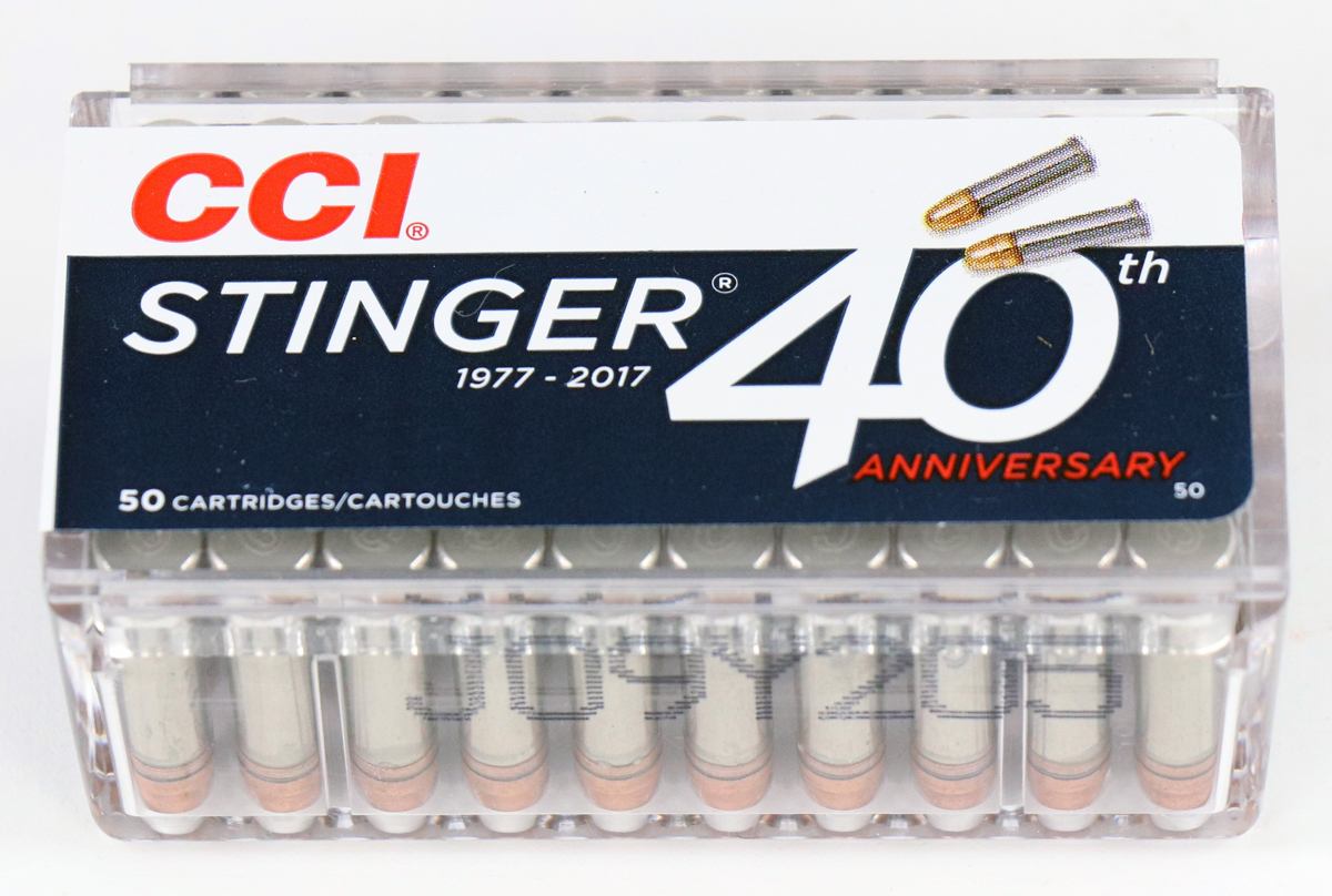 CCI Varmint Stinger 22LR 32 Grain Plated HP Ammo 50 Rounds