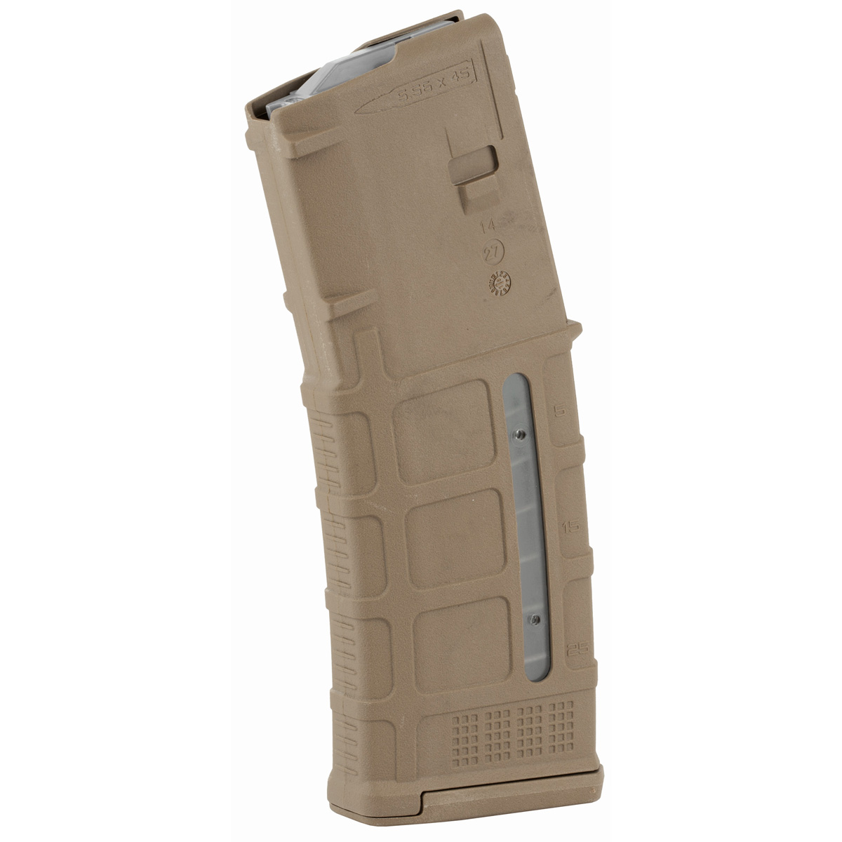 Magpul PMAG Gen M3 Window AR-15 Magazine 30 Rounds, Coyote Tan