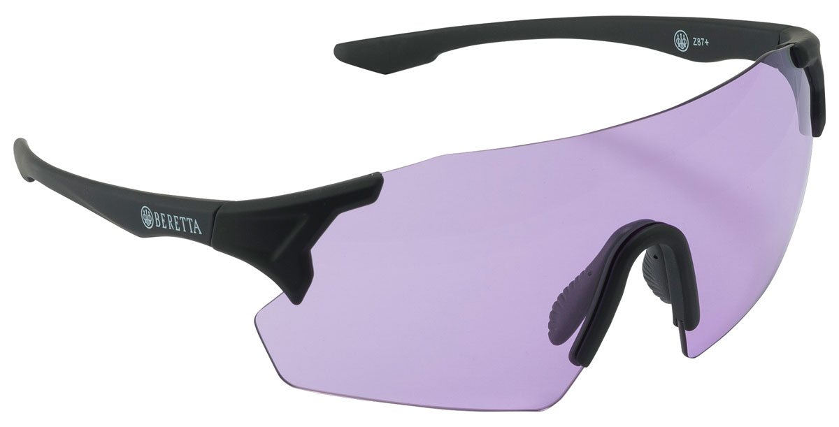 Beretta USA Challenge EVO Glasses Purple Lens Black Frame