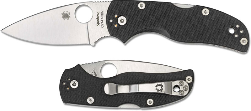 Spyderco C41GP5 Native 5 Lockback Knife Black G-10 Spyderco C41GP5 Native 5 Lockback Knife Black G-10