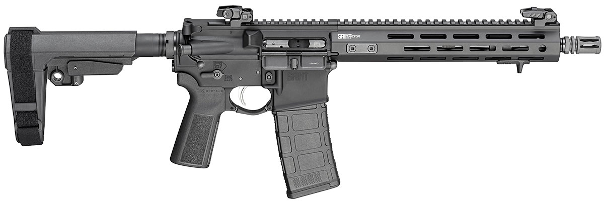 Springfield Armory SAINT Victor AR-15 5.56/223 Pistol with SBA3 Brace Springfield Armory SAINT Victor AR-15 5.56/223 Pistol with SBA3 Brace