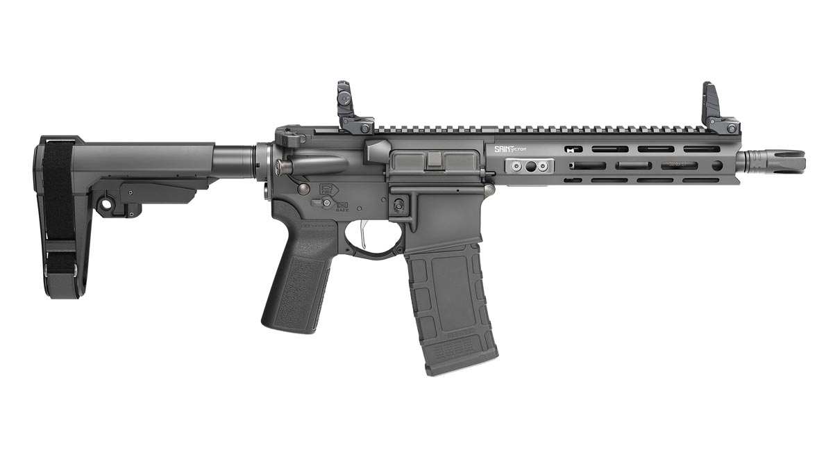 Springfield Armory SAINT Victor V2 9.50" Barrel 300 Blackout Carbine w/B5 Furniture & SBA3 Brace - Black