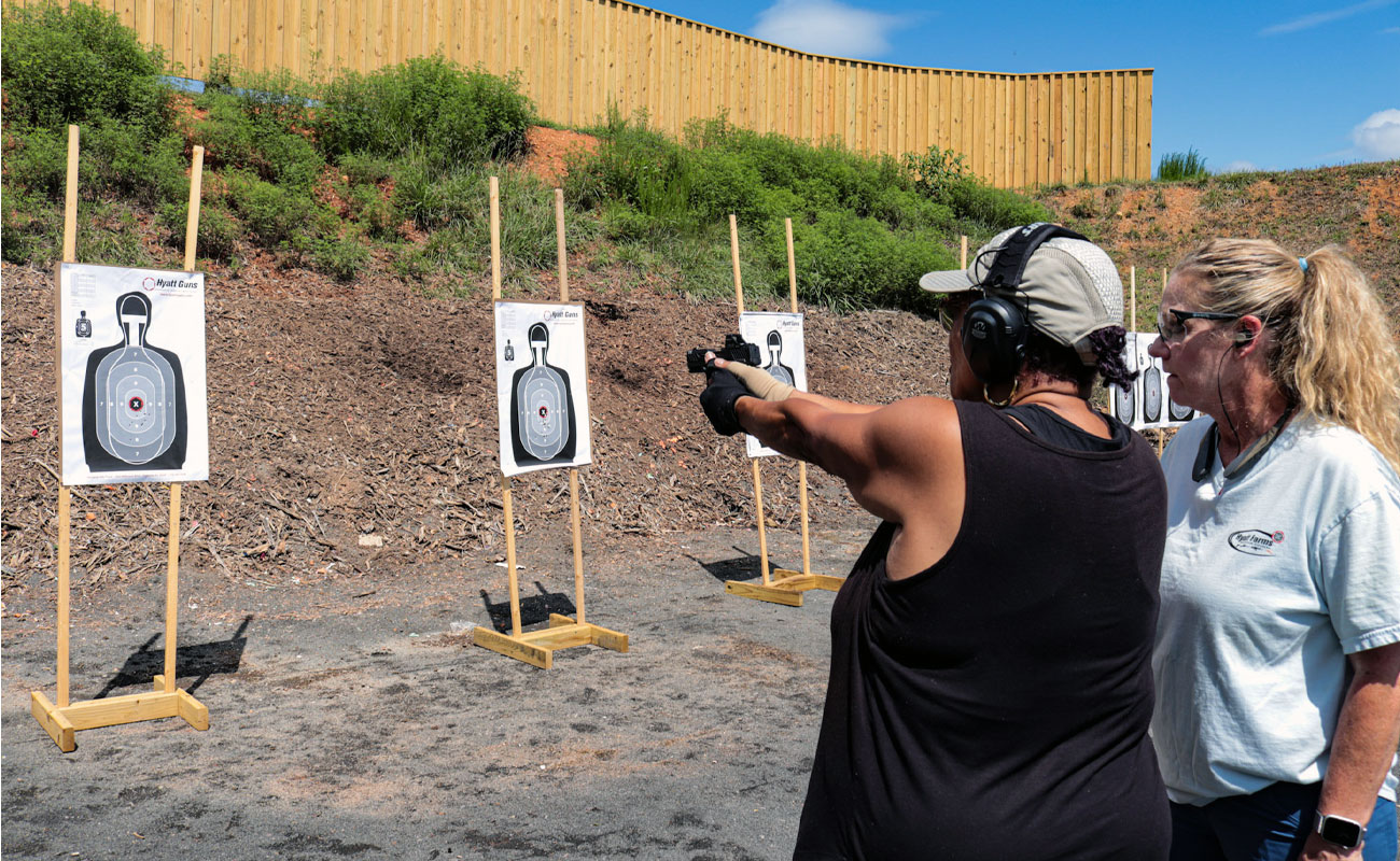Hyatt Farms Ladies Handgun & Self-Defense Fundamentals Hyatt Farms Ladies Handgun & Self-Defense Fundamentals