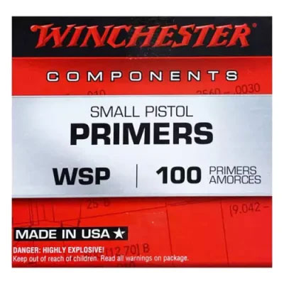 Winchester WSP Small Pistol Primers, 1000 Count (STORE PICK UP ONLY)