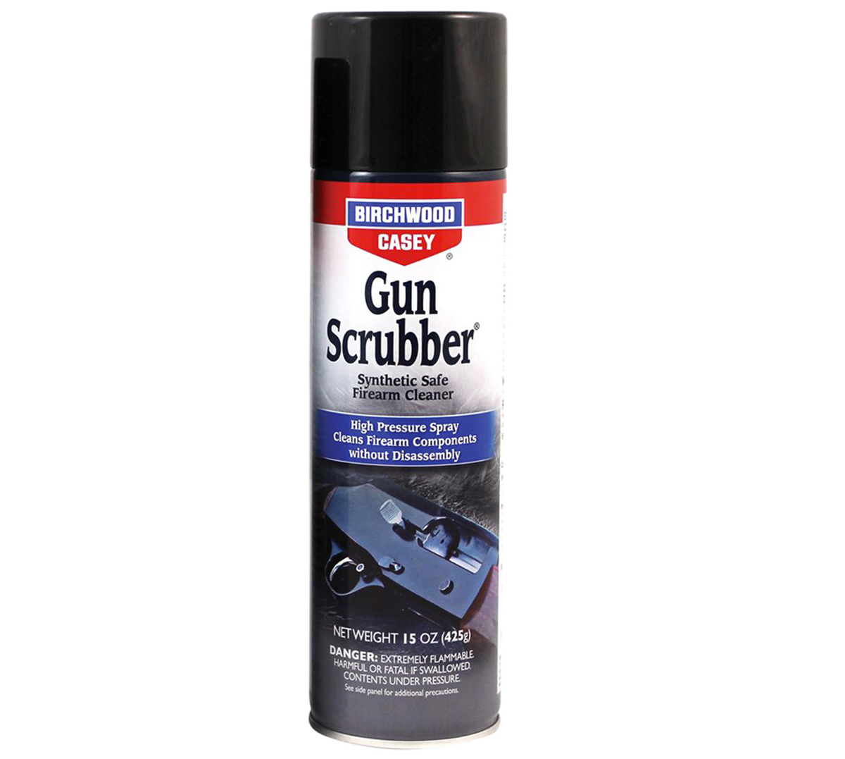 Birchwood Casey Synthetic Aerosol Gun Scrubber, 15 oz  Birchwood Casey Synthetic Aerosol Gun Scrubber, 15 oz