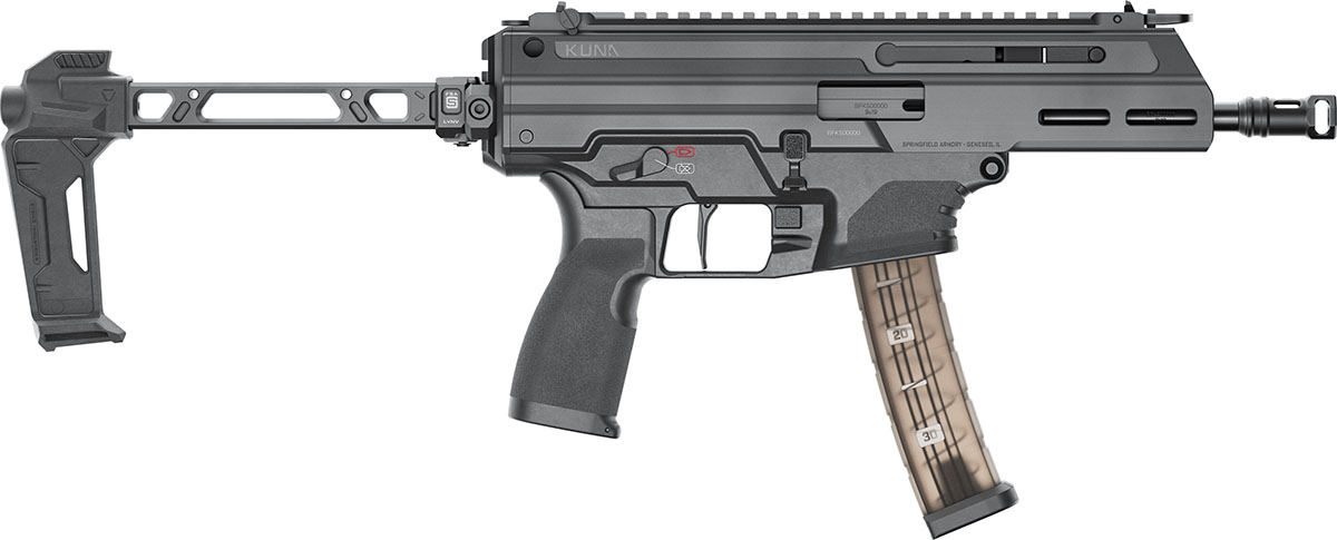 Springfield Armory Kuna 9mm Pistol Caliber Carbine with 6" Barrel and Strike Industries FSA Brace
