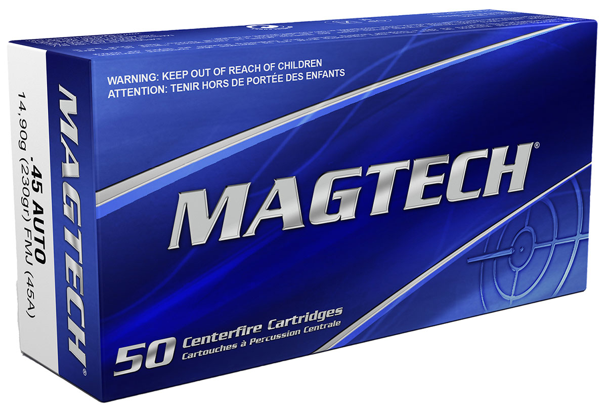 Magtech Sport 45 ACP 230 Grain Full Metal Case Ammo 50 Rounds