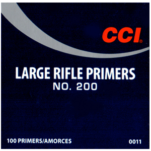 CCI #200 Standard Large Rifle Primers, 1000 Count (STORE PICK UP ONLY)
