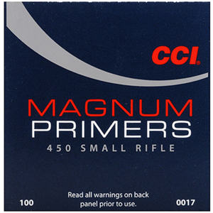 CCI #450 Magnum Small Rifle Primers, 1000 Count (STORE PICK UP ONLY)