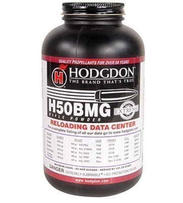 Hodgdon H50BMG Extreme Extruded Rifle Powder, 1 lb. Canister Hodgdon H50BMG Extreme Extruded Rifle Powder, 1 lb. Canister
