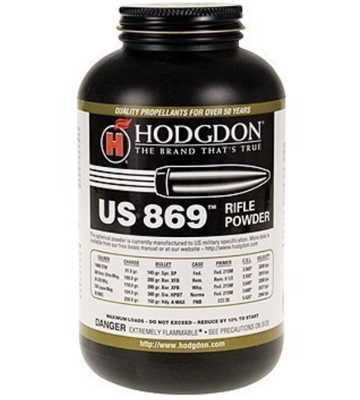 Hodgdon US869 Rifle Powder, 1 Lb Canister Hodgdon US869 Rifle Powder, 1 Lb Canister