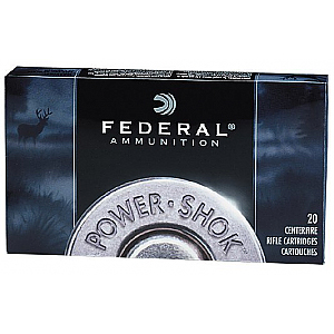Federal Power Shok 243 Winchester 100 Grain Soft Point, 20 Rounds Federal Power Shok 243 Winchester 100 Grain Soft Point, 20 Rounds
