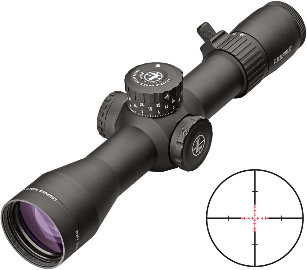 Leupold Mark 5HD 3.6-18x44mm Scope Illuminated TMR Reticle Leupold Mark 5HD 3.6-18x44mm Scope Illuminated TMR Reticle