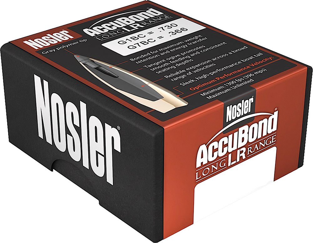 Nosler .308 190 Grain AccuBond LR Bullets 100 Count