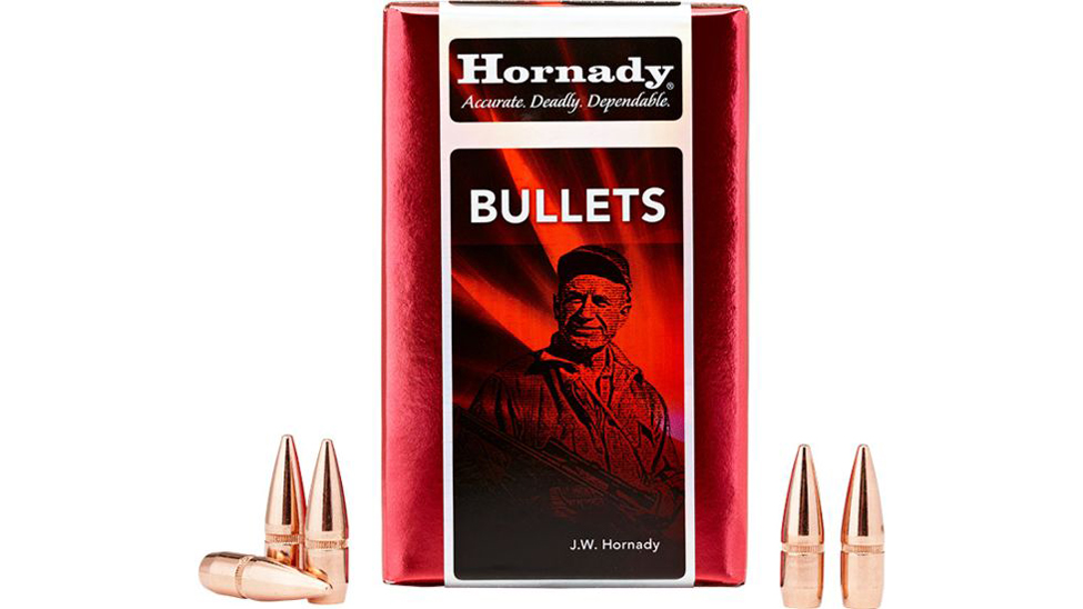 Hornady 224 Cal. 55 Grain FMJ Cannelure Bullets 1000 Count Hornady 224 Cal. 55 Grain FMJ Cannelure Bullets 1000 Count