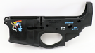 Spike's Tactical "Snowflake" Color-Filled AR-15 Lower Receiver, Multi Caliber