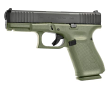 Glock 19 Gen5 MOS 9mm Pistol with Battlefield Green Finish Glock 19 Gen5 MOS 9mm Pistol with Battlefield Green Finish