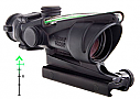 Trijicon ACOG TA31F-G 4x32 Scope with Green Chevron BAC Flattop Reticle  includes Flat Top Adapter