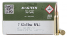 Magtech 308 Winchester 147 Grain FMJ Ammo, 50 Rounds 