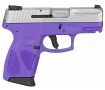 Taurus G2C 9mm Pistol Dark Purple and Stainless