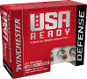 Winchester USA Ready 9mm 124 Grain Hollow Point Ammo 20 Rounds