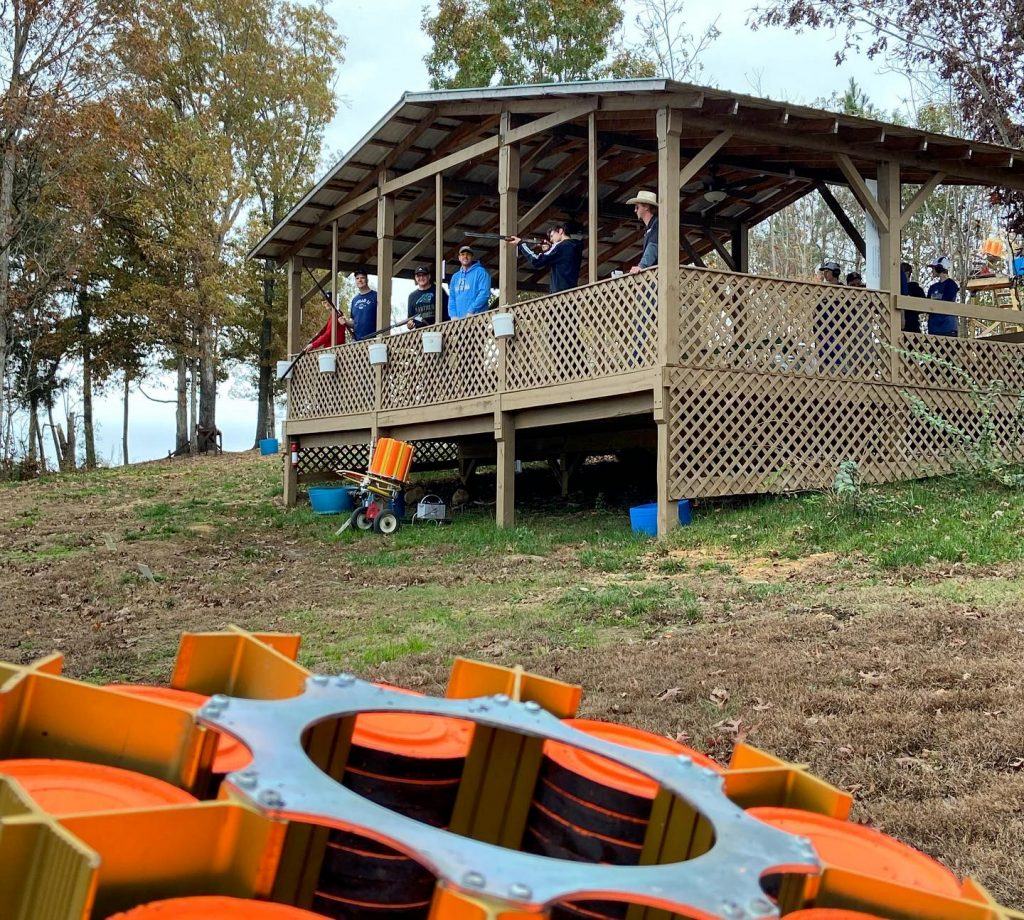 Hyatt Farms five-stand house. Charlotte's Sporting Clays Course.
