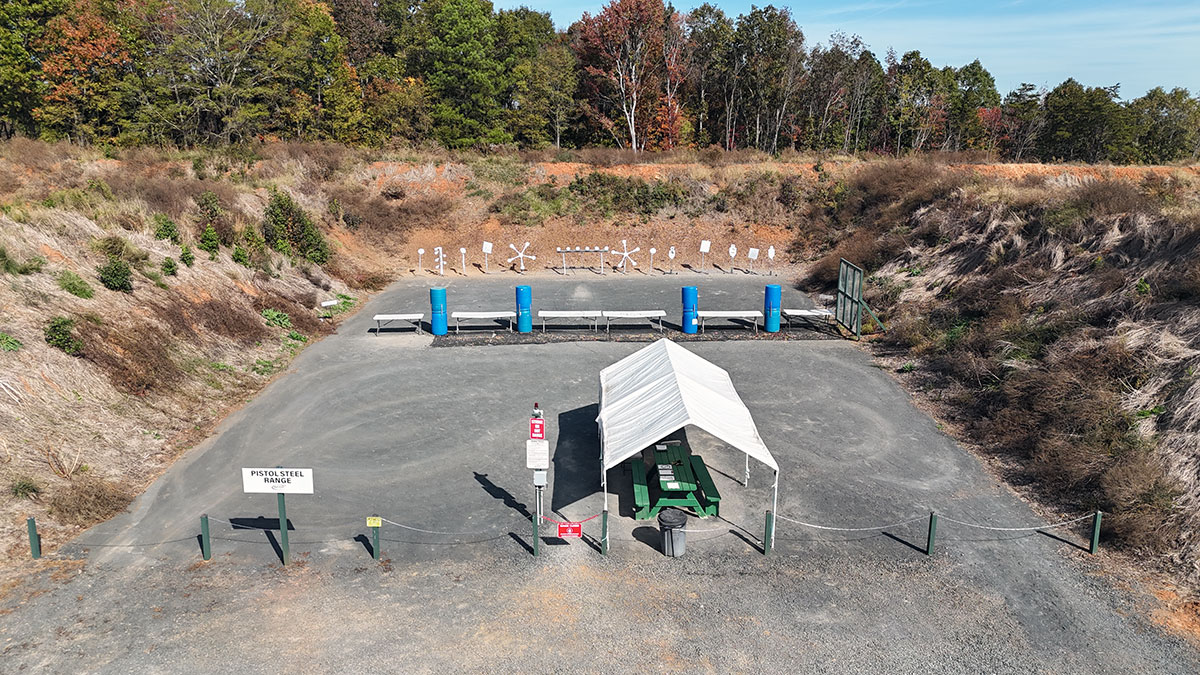 Our steel range is just one of the fun ranges you can shoot at hyatt farms, charlotte's best outdoor shooting range.