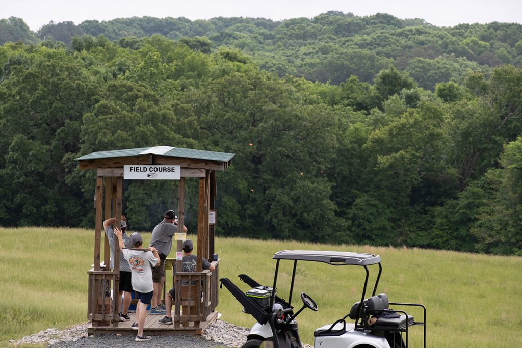 Breaking clays is so much fun at Hyatt Farms on its two sporting clays courses.