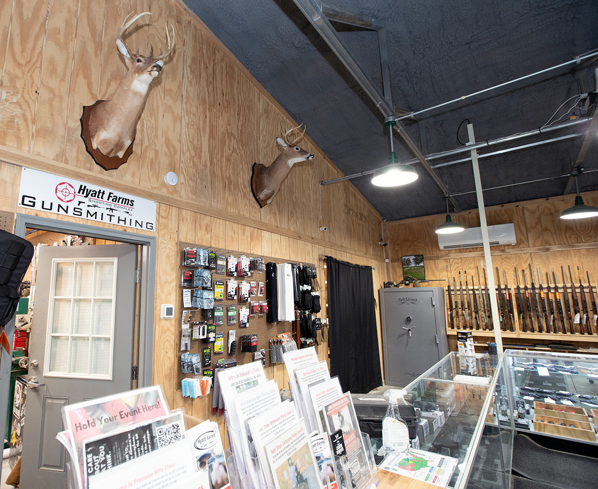 Hyatt Farms Shooting Complex Pro Shop.